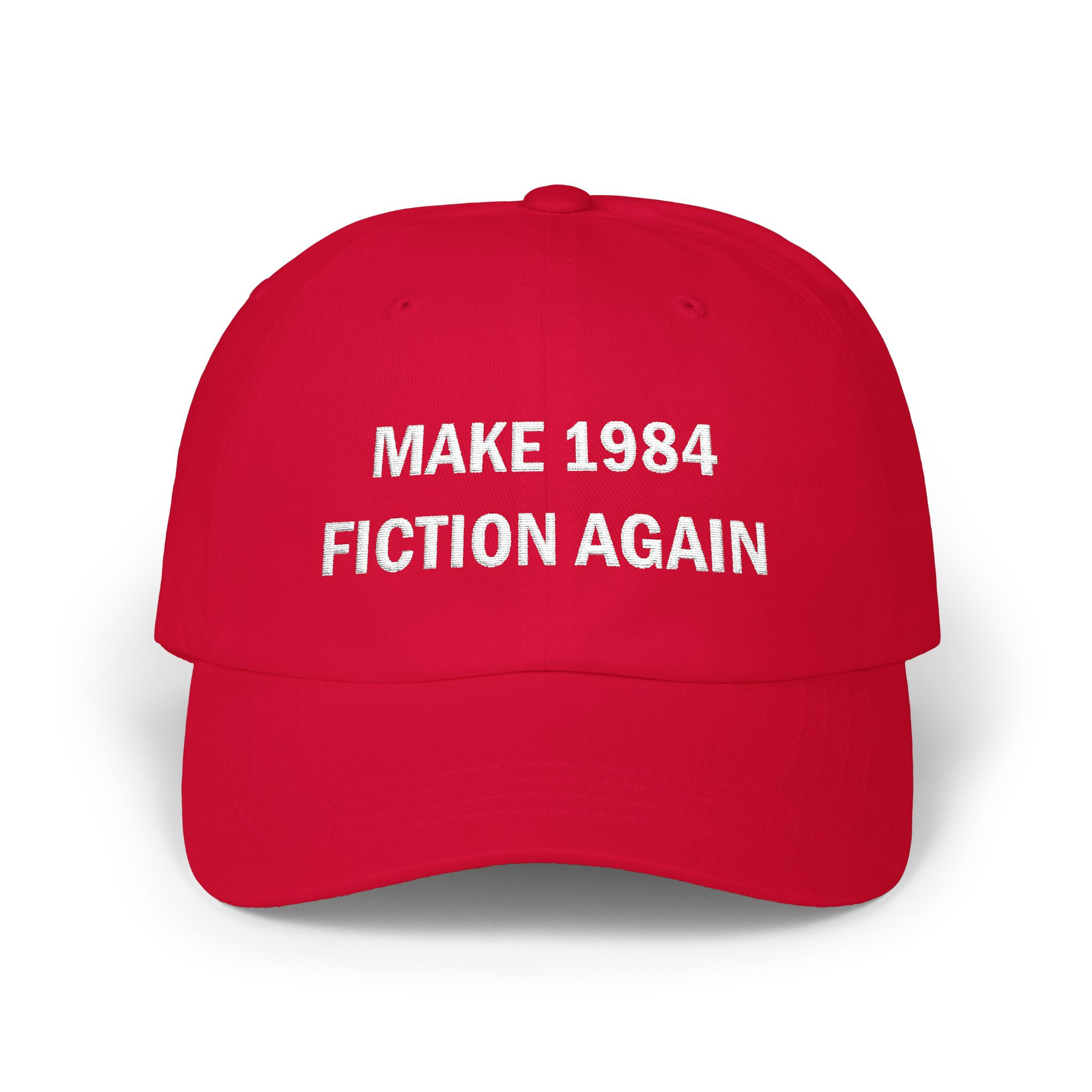 MAKE 1984 FICTION AGAIN Embroidered Cap - Image 9