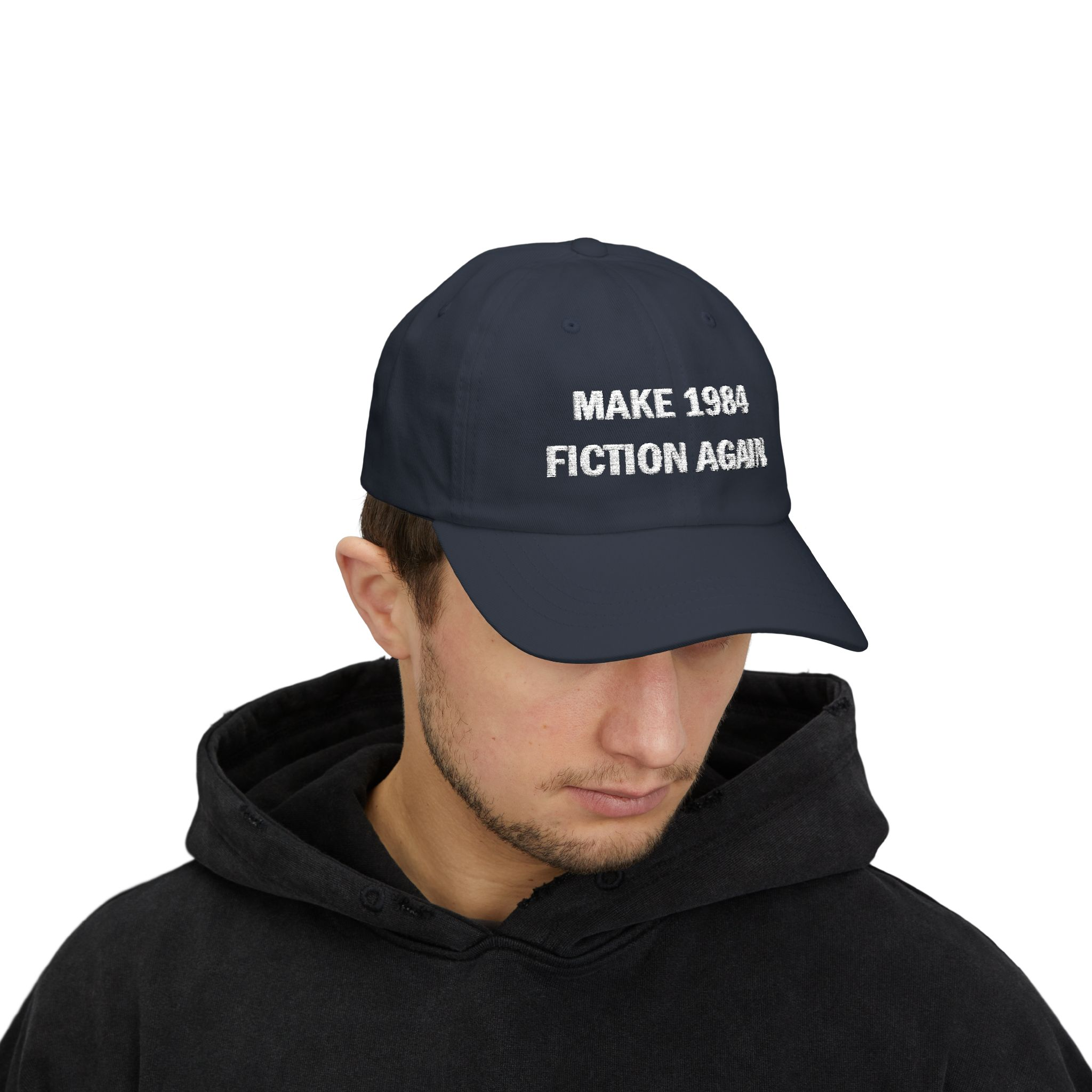 MAKE 1984 FICTION AGAIN Embroidered Cap - Image 3